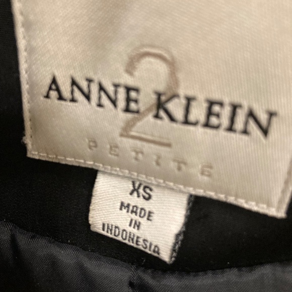 ANNE KLEIN black coat - Picture 6 of 7